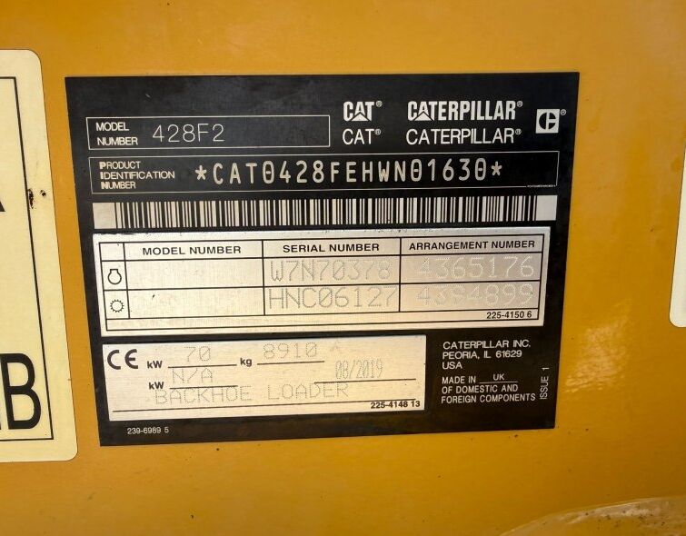 CATERPILLAR  428 F2 **FULL EQUIP**